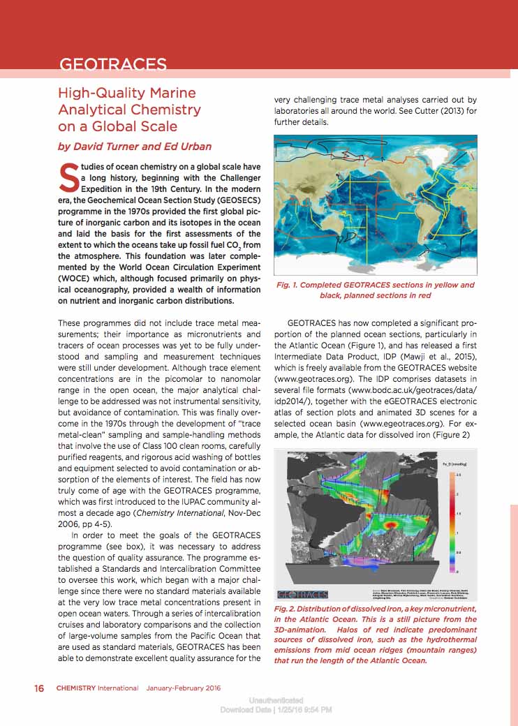 2016 IUPAC CI GEOTRACES